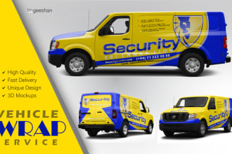 do unique vehicle wrap design for your car, truck, van