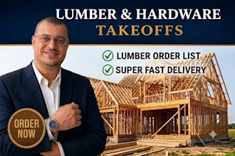 do lumber framing material takeoff
