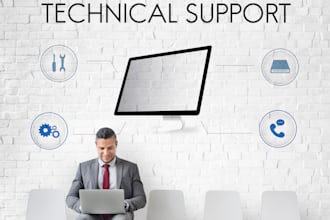 provide remote IT support, windows, office 365 admin, teams