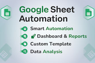 be your google sheets, apps script, and automation expert