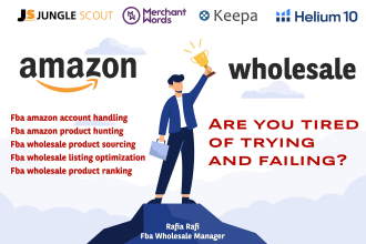 manage your amazon account for  wholesale fba business