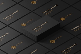 do minimalist unique eye catching business card design