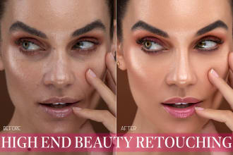 do high end beauty retouching and photo editing