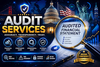 audit and review the financial statements of business entities
