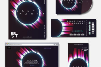 design your album cover art or music artwork professionally