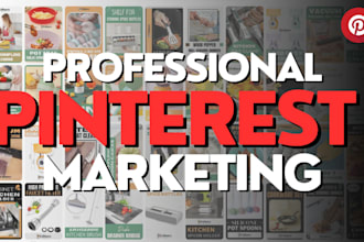 setup,optimize and do pinterest marketing, pins and boards