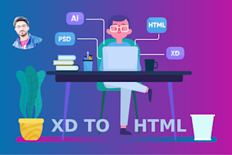 design xd to html