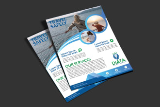 design awesome business flyer or brochure within 5 hrs