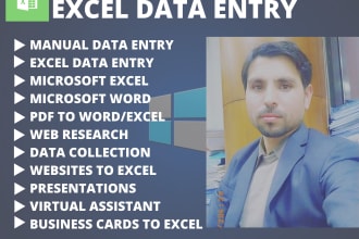 do excel data entry jobs and web research