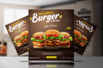 design restaurant flyer and food menu card