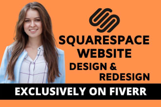 do squarespace website design or redesign, squarespace seo