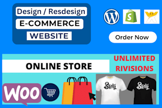 ecommerce website, wordpress website, woocommerce, online store