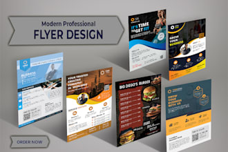 design business flyer and marketing materials
