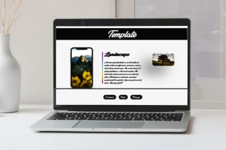 create a customized website