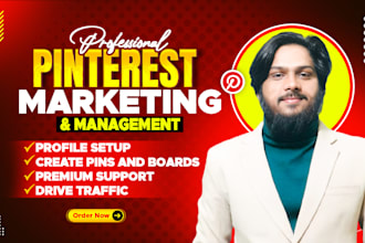 create 1000 pins and 100 boards as a pinterest marketing manager
