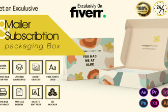 do exclusive mailer box and subscription design