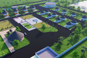 develop realistic 3d rendering