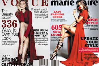 design professional eye catchy magazine cover