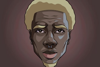 design a realistic cartoon avatar portrait of you in 24hours