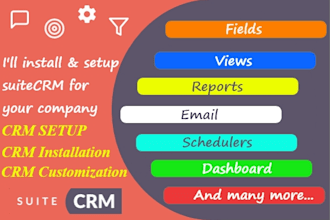 install and setup suitecrm on your server