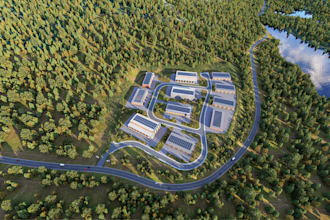 do property cgi, 3d site plan rendering, rv park