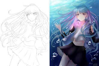 finished your unfinished drawing