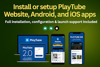 install or setup play tube website, android, and ios apps