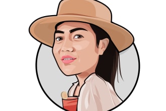 draw cartoon avatar in from photo