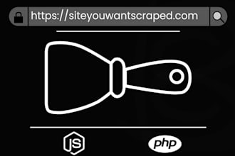 develop a web scraper