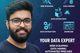 do web scrapping data mining and automation using python