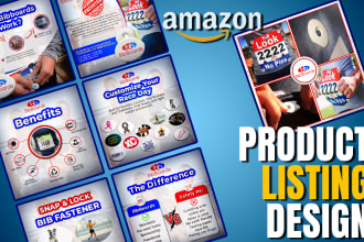 design professionally amazon product listing image graphics