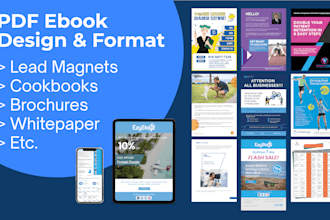 do a professional ebook design, book layout, and workbook