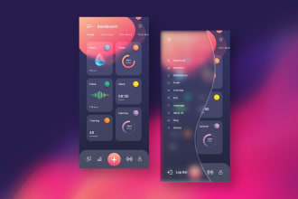 make mobile app UI UX design with prototype