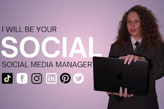 be your social media manager and content creator