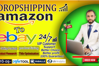 do amazon to ebay dropshipping professional listing