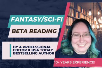 beta read your fantasy or sci fi book without ai