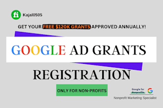 register and set up a google ads grant for your nonprofit