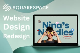 design or redesign squarespace website