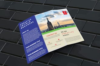 design a brochure, booklet, flyer, and catalog