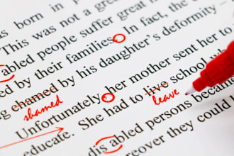 proofread your novel, nonfiction book or blog post