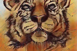 create black and white drawings portraits , animals, logo,tattoo