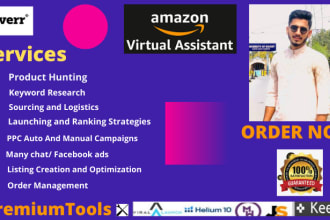 be your expert amazon dropshipping  virtual assistant