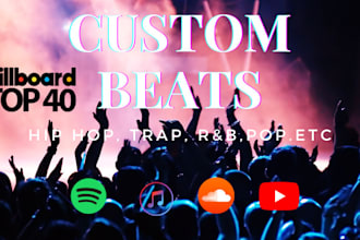 produce custom beats for you in any style you want