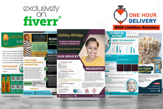 design speaker, sales, influencer one sheet, flyer, press kit, media kit