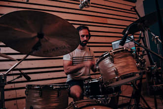 record organic indie and neo soul live drums