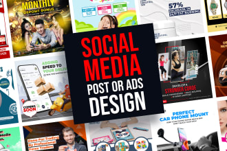 design social media post facebook ads instagram post ads