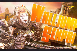 make 3d thumbnail for apex legends
