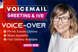 record your professional voicemail phone greeting or IVR