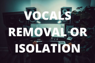 remove vocals or isolate them from any song