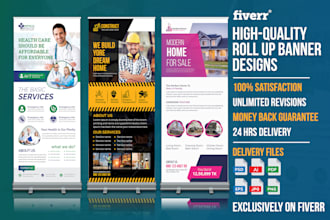 design roll up banner, pull up banner, retractable banner